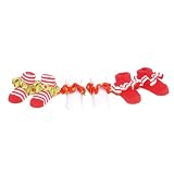 Mud Pie Santa Baby Ruffle Socks, 0-12 Months by Mud Pie