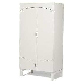 Argington Organic Bam Wardrobe, White by Argington