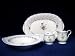 Electronics : Nikko Blue Peony Hostess Plate 11,, with Server/851144