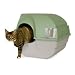 Kitchen & Housewares : Omega Paw RA20 Self-Cleaning Litter Box, Large, Green and Beige