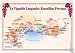 TORCHON IDEE CADEAU CARTE DES VINS VIGNOBLES PROVENCE