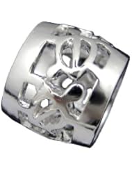 925 Silver Turtle Bead Barrel Pendant Hawaiian Silver Jewelry
