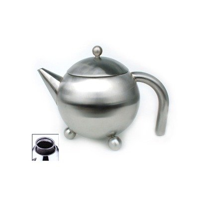 51 Oz Footed Teapot in Satin