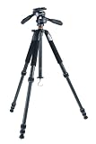 Vanguard Alta+ 254CP 4-Section Compact Carbon Fiber Tripod with 3-Way Photo Panhead
