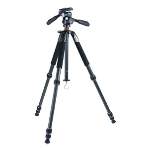 Vanguard Alta+ 224CP 4-Section Compact Carbon Fiber Tripod with 3-Way Magnesium Alloy Panhead