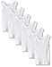 Burt's Bees Unisex Baby Solid Muscle Tanks, Pack of 6
