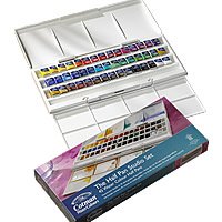 Winsor Newton Cotman Watercolour Studio Set 45 Half Pan