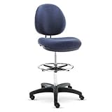 Alera Interval Series Swivel Stool (Blue Fabric)