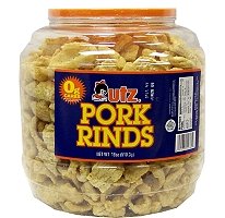 Utz Pork Rind Barrel - 18 oz. (2 pack)