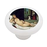 Venus Urbino by Titian Decorative High Gloss Ceramic Drawer Knob