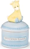 Girafffe Ceramic Blue Precious Tooth Trinket Box Tender Beginnings