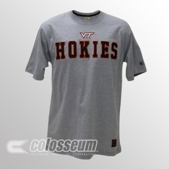 Buy Virginia Tech Licensed Embroidered Logo T-Shirt by Colosseum Athletics