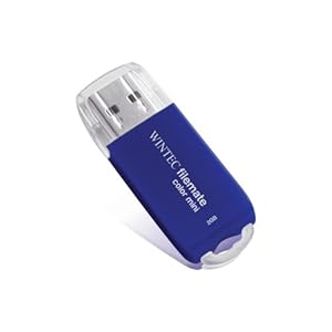 Wintec Filemate Color mini 2 GB USB 2.0 Flash Drive - Blue