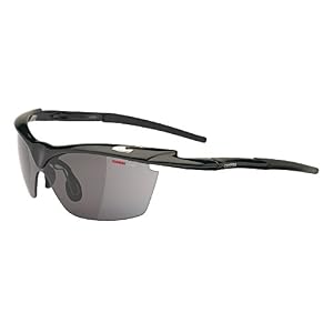 Click here to buy Carrera Shark Game Sunglasses with 3 Sets of Interchangeable Lenses (Shiny Black).