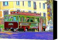 Vancouver Trolley Canvas Print / Canvas Art - Artist Barbara White