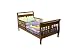 Dream On Me Toddler Sleigh Bed - Pecan