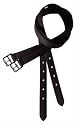 Thorowgood Non-Stretch Stirrup Leathers-Black / 54"