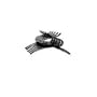 Caravan Large Crab Intrelocking Comb Black 2"