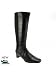 Womens Spring Step Spice Knee-High Black Leather Boots (Reduced Clearance)