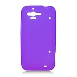 Eagle Soft Sleeve Gel Cover Skin Case for Verizon HTC Rhyme, Bliss -Purple