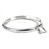 Solid Sterling Silver 5mm Wide Bangle Bracelet