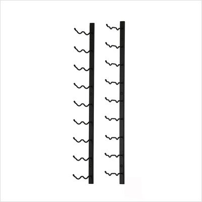 WS3 Series 18 Bottle Wall Mounted Wine Rack Finish: Black WS3 Series 18 Bottle Wall Mounted Wine Rack Finish: Black