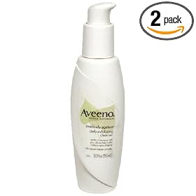 Aveeno Active Naturals Positively Ageless Daily Exfoliating Cleanser With Natural Shiitake Complex, 5-Ounce Bottles (Pack of 2)