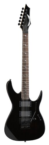 Dean DC6 Guitar with Floyd Rose Locking Tremelo Classic Black