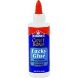 Elmer's Craft Bond Tacky Glue, 4-Ounce, Clear