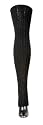 Extra Long & Stretchy Merino Wool Leg Warmers by KD dance, In Black, Grey & more Colors - Three Sizes From Knee Hi, Thigh Hi To Super Long 48 Inches! - Made In New York