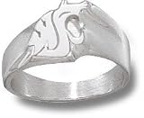 Washington State Cougars Solid Sterling Silver Mono Cougar Ring Size 6 1/2