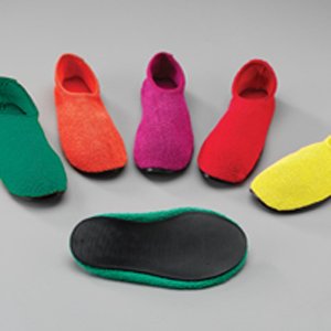 Buy Posey Fall Management Slippers, Color: Red, Size: Medium, Women: 9-11, Men: 5-8