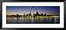 City Lit Up at Night, Gateway Arch, Mississippi River, St. Louis, Missouri, USA Frame...