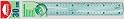 maped - règle plate Flex, avec poignée, longueur: 200 mm, incassable, transparente, graduation verte résistante aux UVporte-étiquette, graduation progressive - re