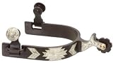 Kelly Silver Star Spur with Silver Aztec Design
