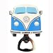 VW Camper Van Bottle Opener Fridge Magnet - Blue