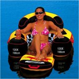 SportsStuff Siesta Lounge - Yellow / Black