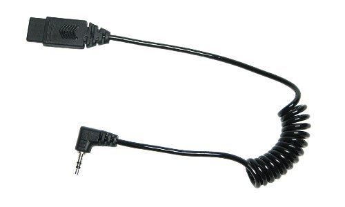 VXi 201629 QD 1095G 2.5mm Plug Lower Cord for Connecting VXi G-QD and Jabra Headsets To Compatible Phones