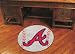 Atlanta Braves Baseball Shaped Rug