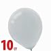 Silver Pearl 12in Latex Balloons 10ct