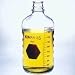 Kimble 61100A-1000 Borosilicate Glass Storage/Media Bottle without Closure, Screw Thread, 38-430 GPI Thread Finish, 250ml Capacity (Case of 12)