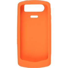 BlackBerry Rubberized Skin Case for BlackBerry 8100 (Orange)