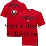 Georgia Bulldogs NCAA Youth Team Issue T-shirt by Nike (Red)