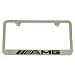 Mercedes Benz AMG Chrome License Plate Frame