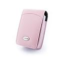i-nique traditional napa leather digital camera case cover in size: D / colour: Pink / Compatible with (Casio Exilim Z10 / Z110 / Z120 / EX-FC100)