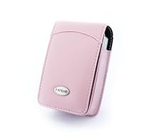 i-nique traditional - leather digital camera case cover in size: B / colour: Pink Compatible with (Pentax Optio E50 M40 P70 T10 T20 T30)