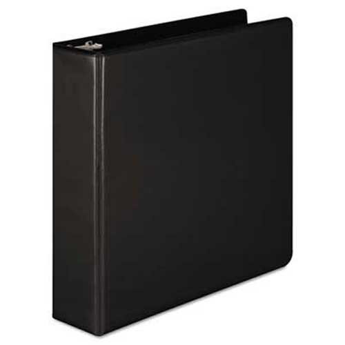 Wilson Jones Round Ring View Binder, 2 Inch, Basic, 362 Series, Customizable, Black (W362-44B)