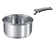 Tefal Ingenio 4 L9129502 Gourmet S�rie 3 Casseroles + 1 Poign�e Forme Droite Inox