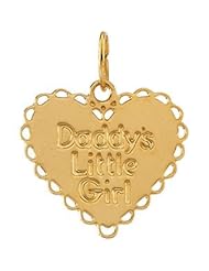 Childrens Daddys Little Girl Pendant With 15" Chain \ Overstock-Nonreturnable 14K Gold Yellow 19643