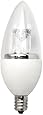 TCP RLDCT5W27K LED Torpedo - 40 Watt Equivalent (5W) Soft White (2700K) Dimmable Candelabra Base Energy Star Light Bulb